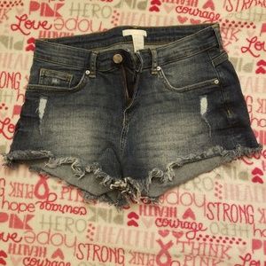 H&M denim shorts